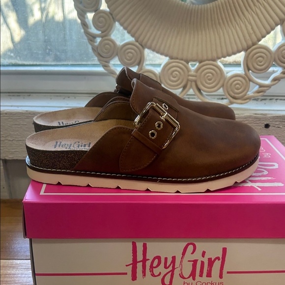 NIB Corkys Cognac Day Dream Clog - Picture 3 of 7